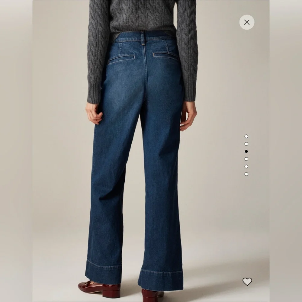 NWT J. Crew High-rise Denim Trouser Button Fly 31